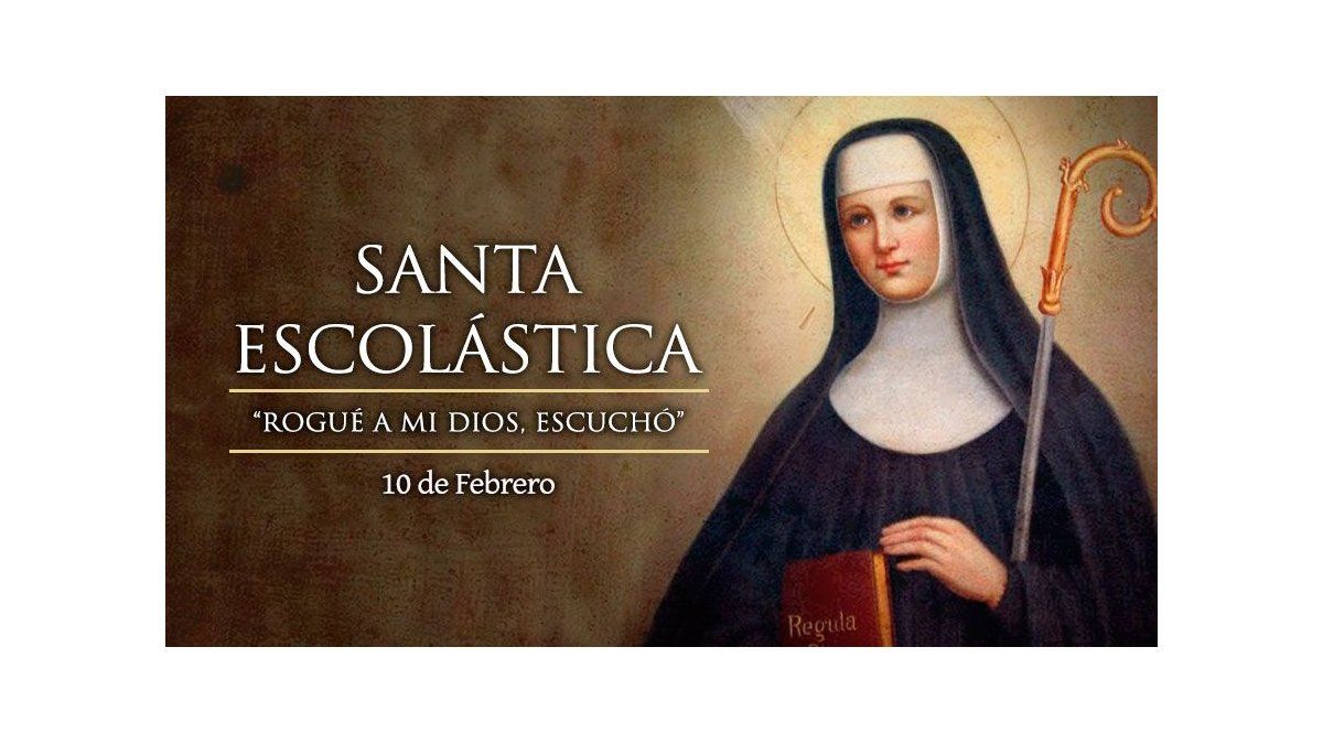 De Febrero Santa Escol Stica Virgen