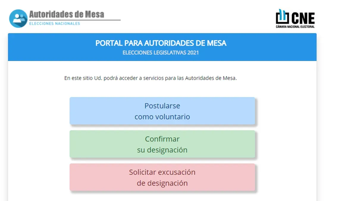 Elecciones Noviembre 2021 cómo anotarse para ser autoridad de mesa y