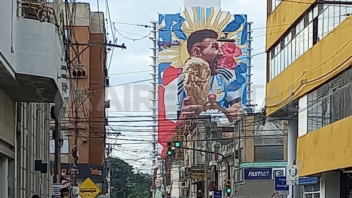 El mural de Lionel Messi en Santa Fe cuándo podría venir a conocerlo