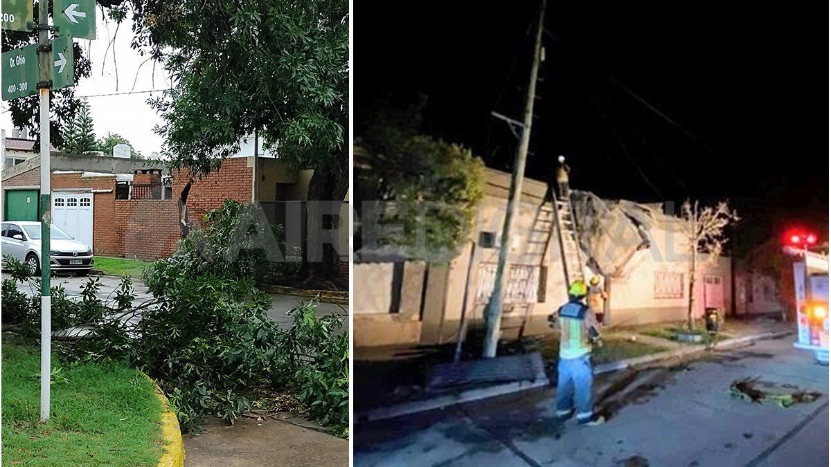 Temporal En San Lorenzo Las Fuertes R Fagas De Viento Volaron Techos Y