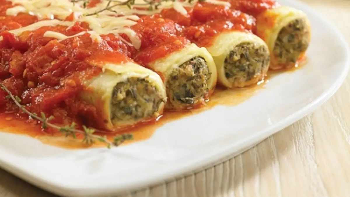 Fácil y rápida receta de los mejores canelones de acelga