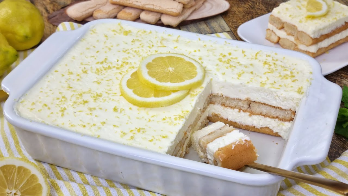 Cómo hacer tiramisú de limón en casa la receta más rica y rápida para