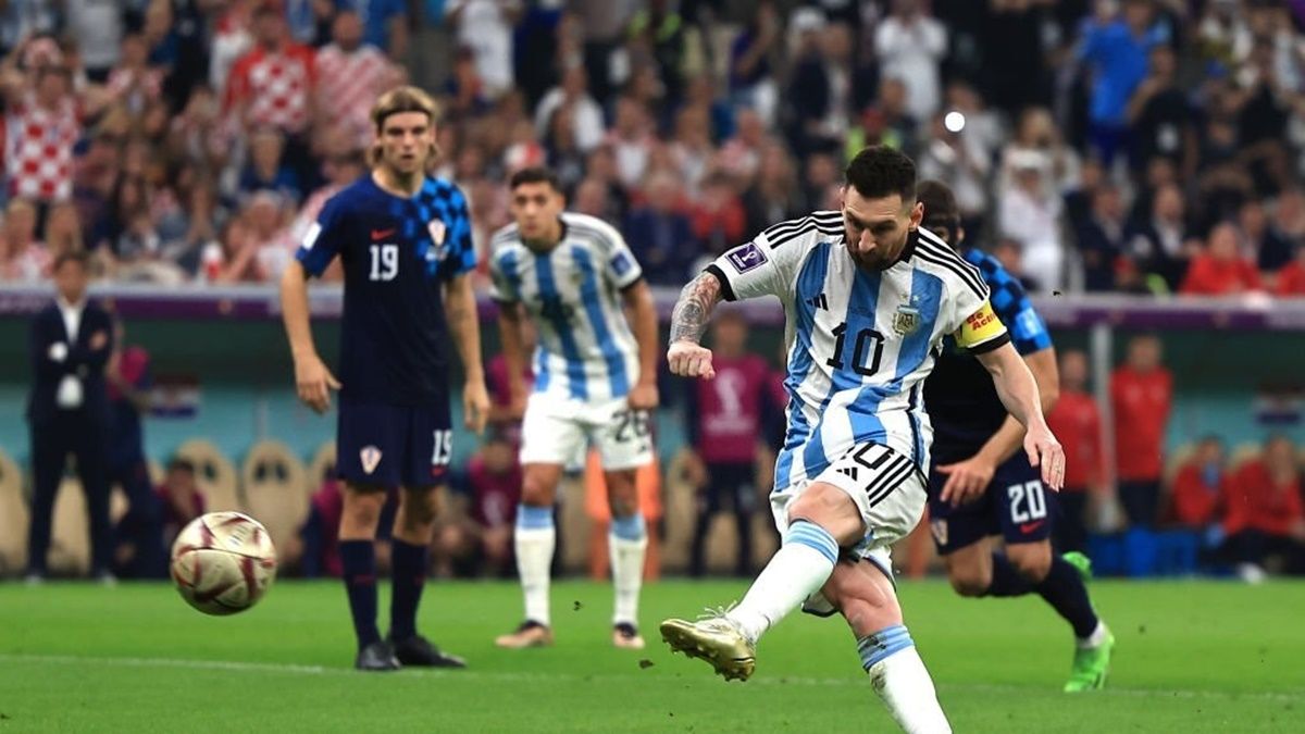 Mundial De Qatar El Gol De Penal De Lionel Messi Que Abri El