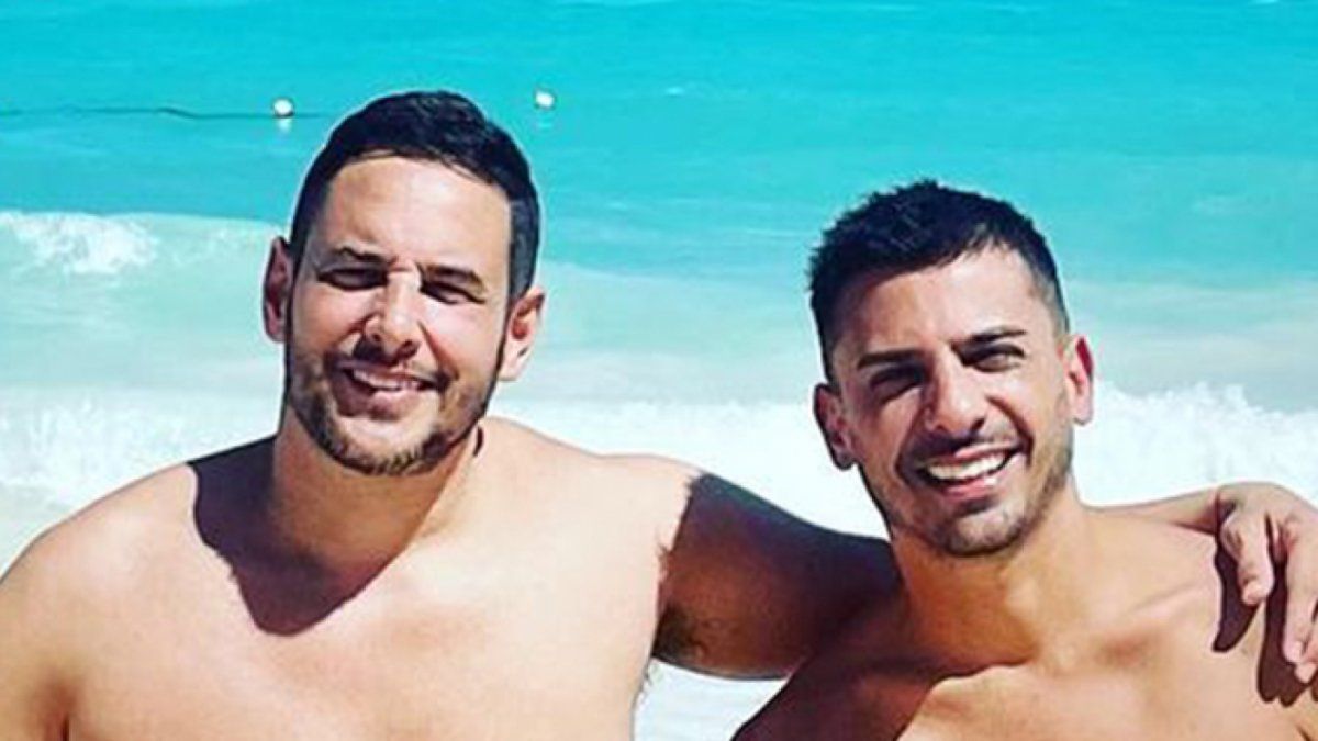 Las románticas vacaciones de Rodrigo Lussich y su novio en Punta Cana