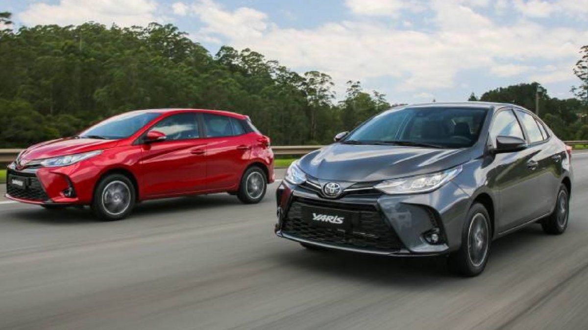 Toyota presenta el rediseño del Yaris 2022 en Argentina renovación