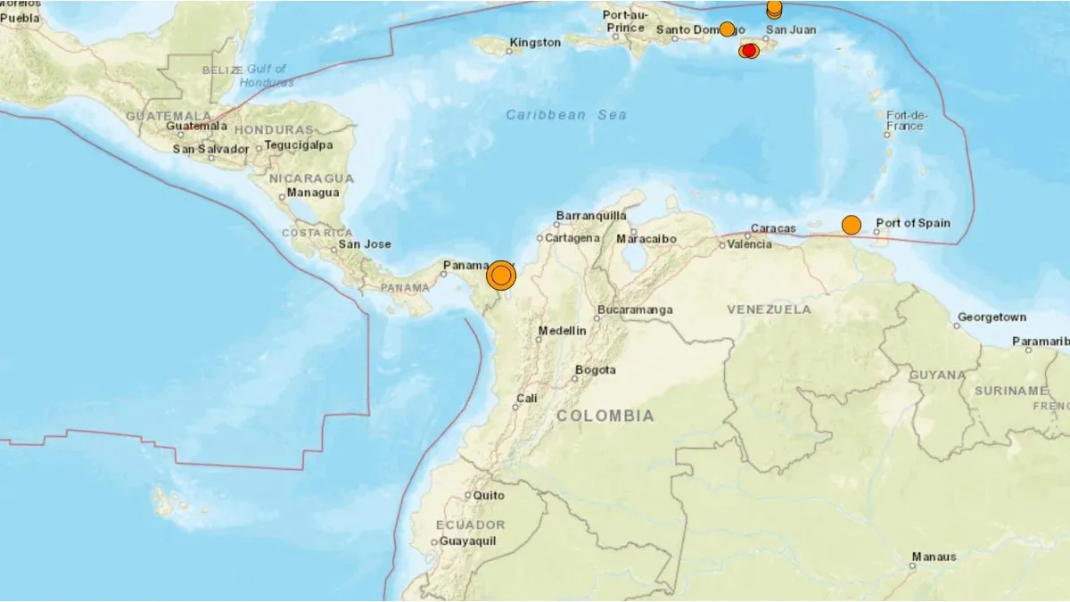 Sismo de magnitud 6 6 sacude frontera entre Colombia y Panamá