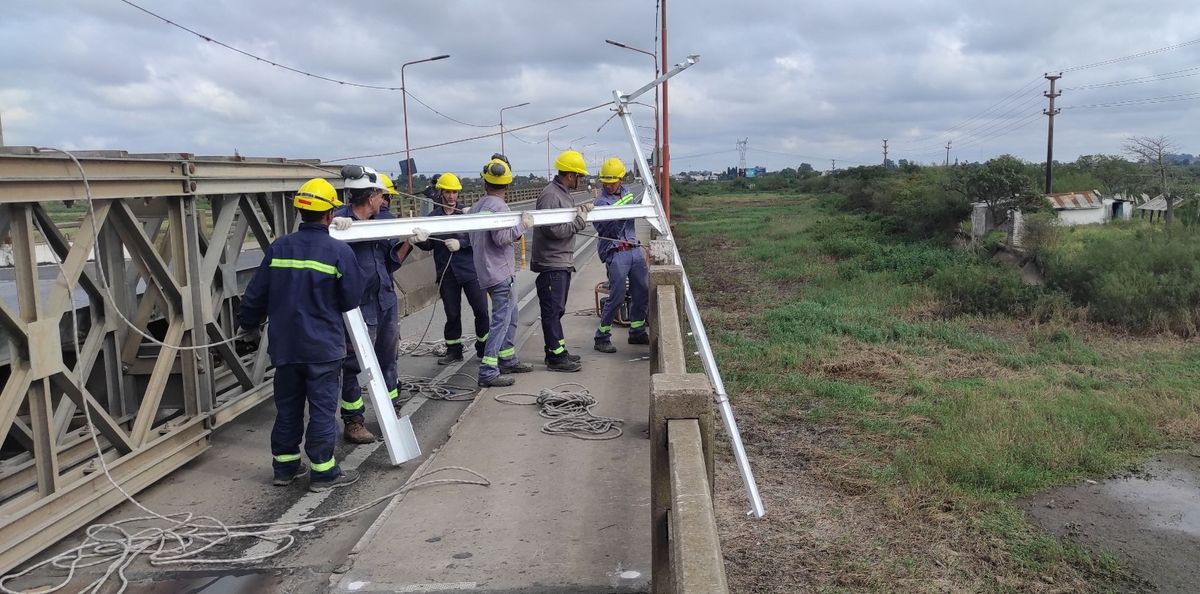 Se restringió el tránsito en el Puente Carretero Santa Fe Santo Tomé