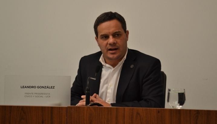 Leandro González, presidente del Concejo Municipal de Santa Fe.
