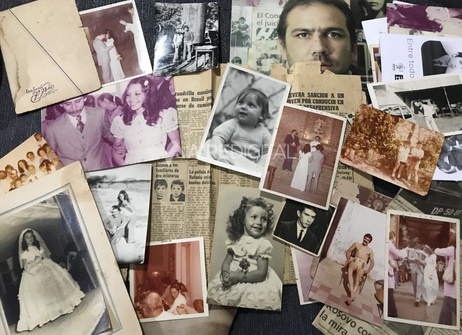 Caja de recuerdos de Gustavo López Torres.