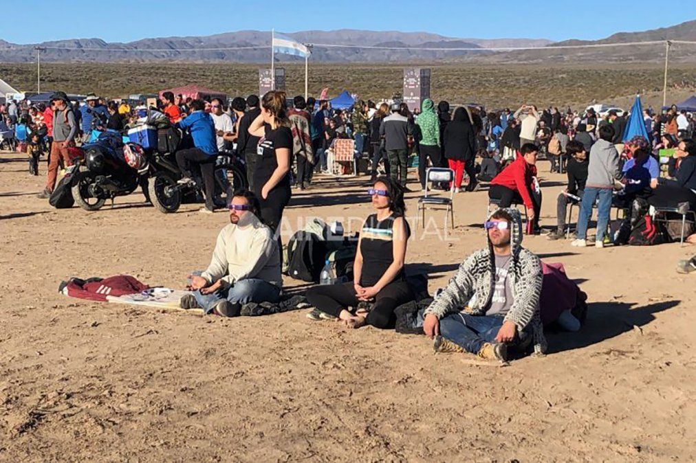 Eclipse total solar de San Juan, Argentina, en el 2019.