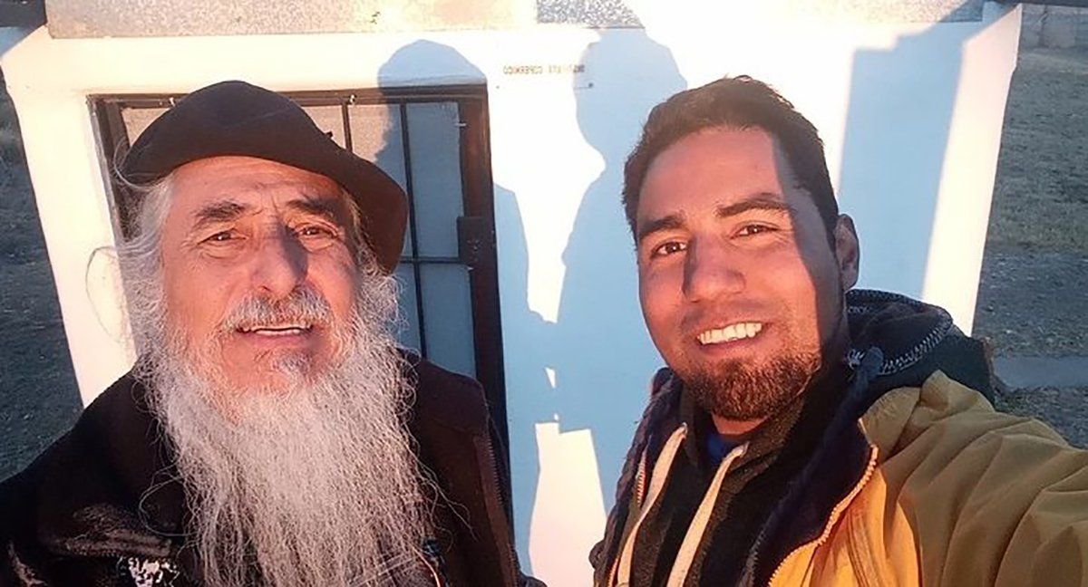 Bryant González junto a Jaime García. Por: Mochileros Astronómicos.