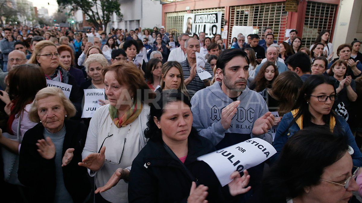 Una multitudinaria concentración se dio después del asesinato.