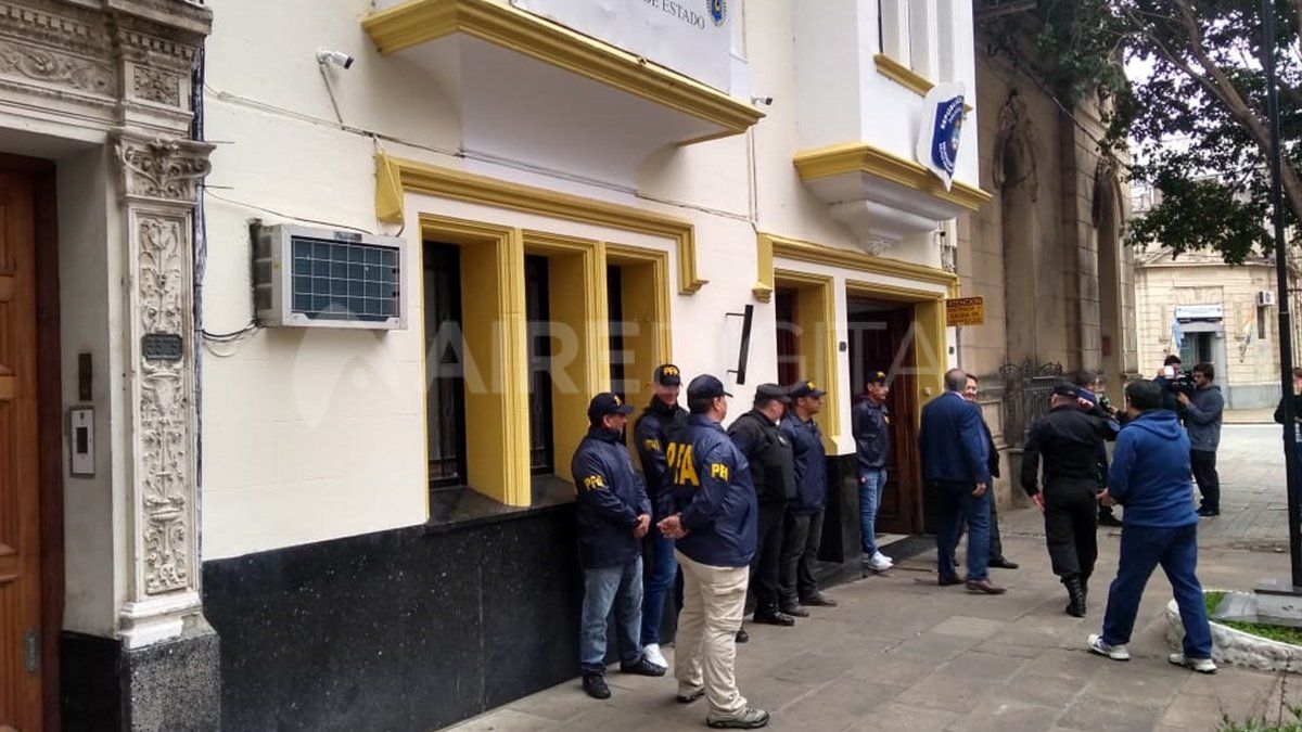 En aquel procedimiento se hizo presente el jefe máximo de la fuerza, Néstor Roncaglia.