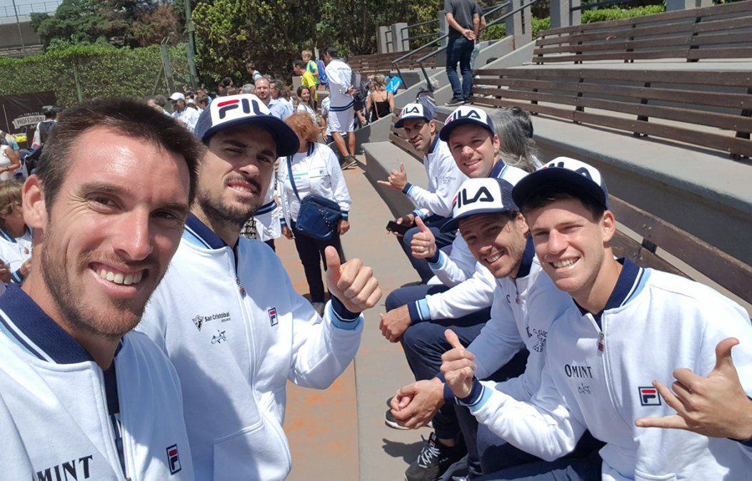 El equipo argentino de la Copa Davis 2019.