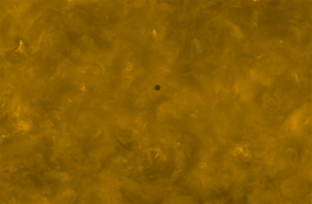 Tránsito de Mercurio. 11/11/2019. Foto: Nasa.