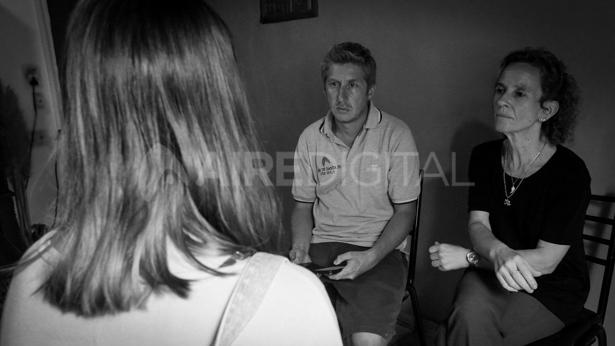 Entrevista de Bruno Ballesteros y Fabiana Chiappero a una de las menores víctima Fotos/ Maiquel Torcatt
