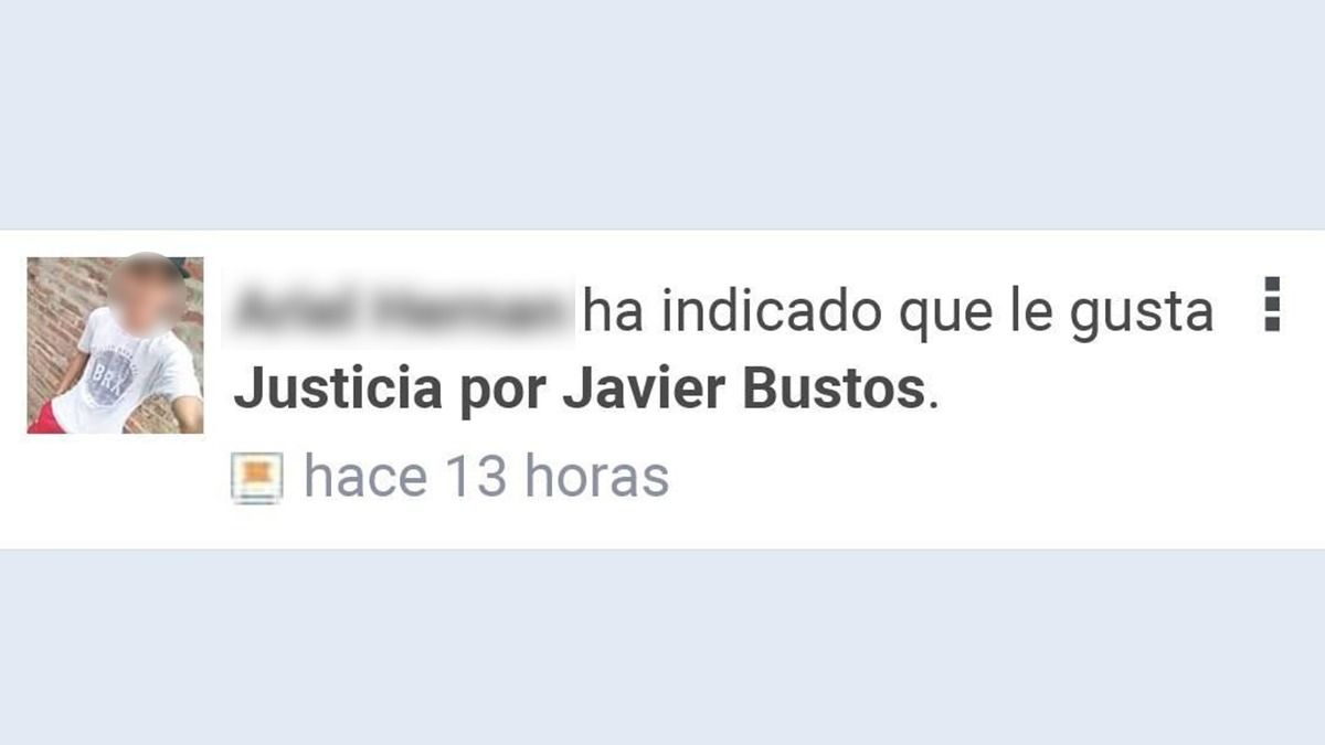 El perfil que denuncian los familiares de la víctima.