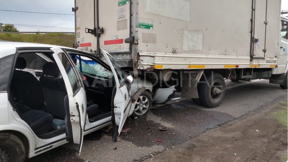 Accidente en la ruta nacional 168
