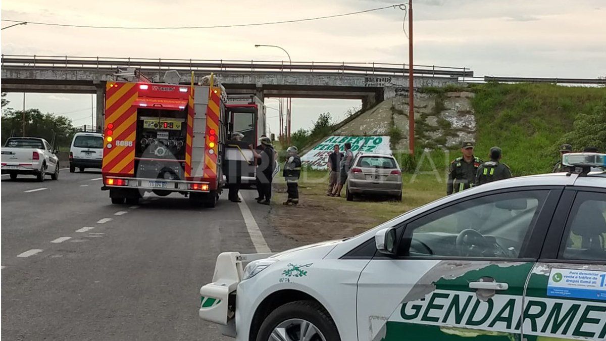 Accidente en la ruta nacional 168