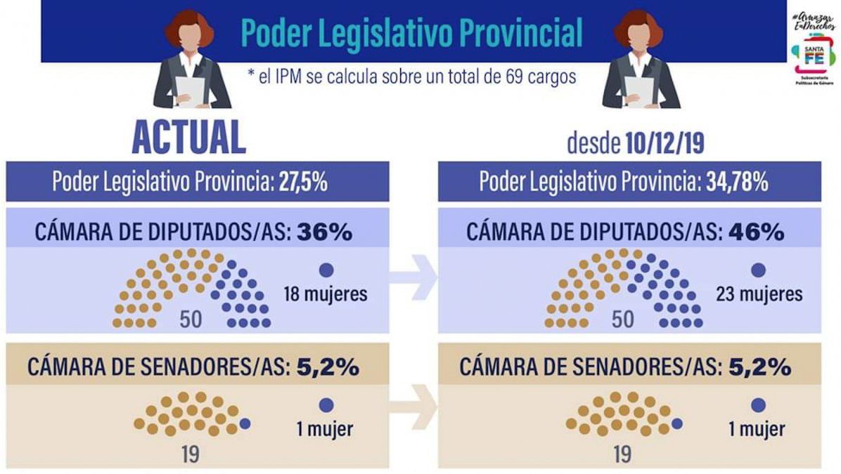 Informe emitido por la Subsecretaría de Políticas de Género de la provincia de Santa Fe. Julio 2019.