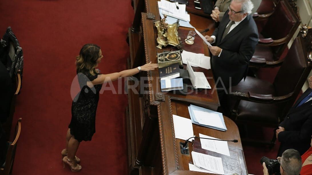 La jura de Amalia Granata.