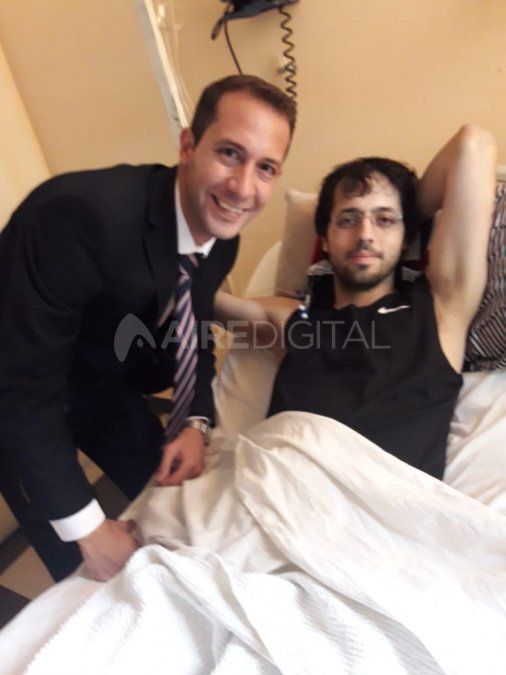 Gabriel y su hermano Alejandro