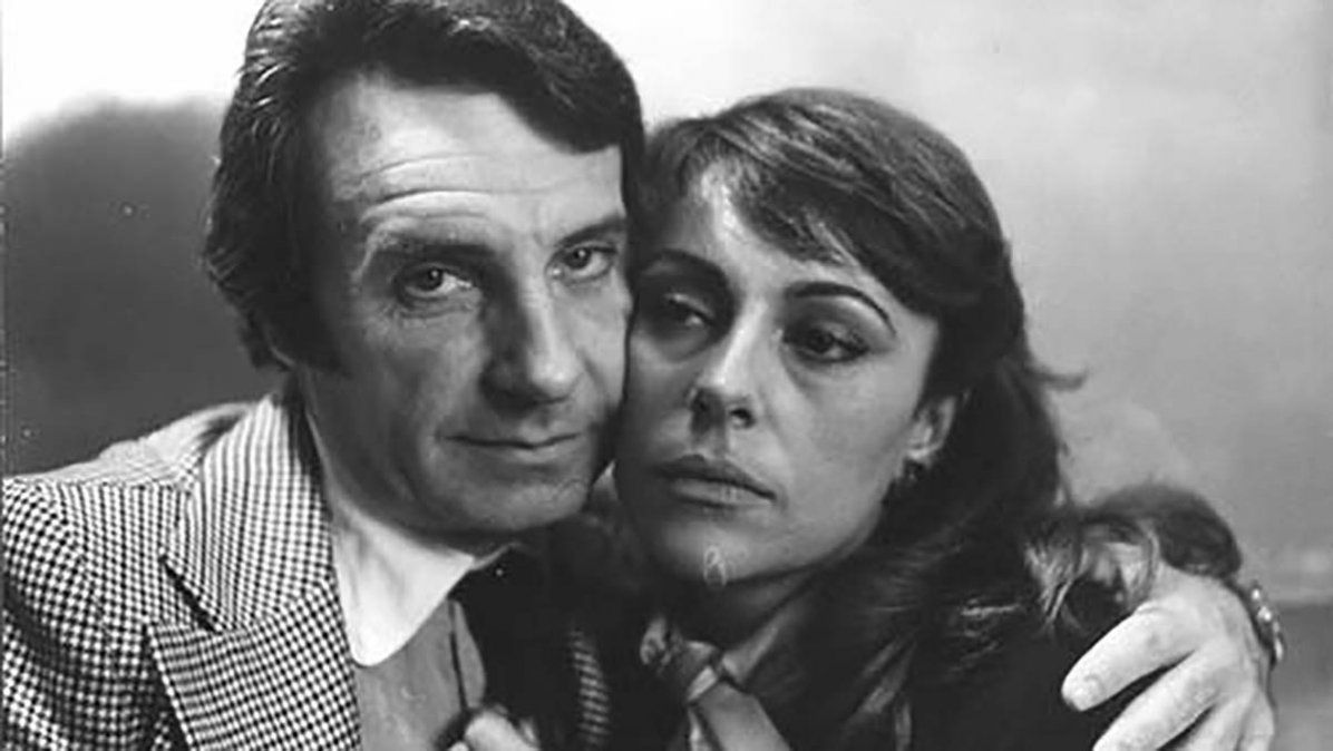 Junto a Alicia Bruzzo en El bromista de 1981.