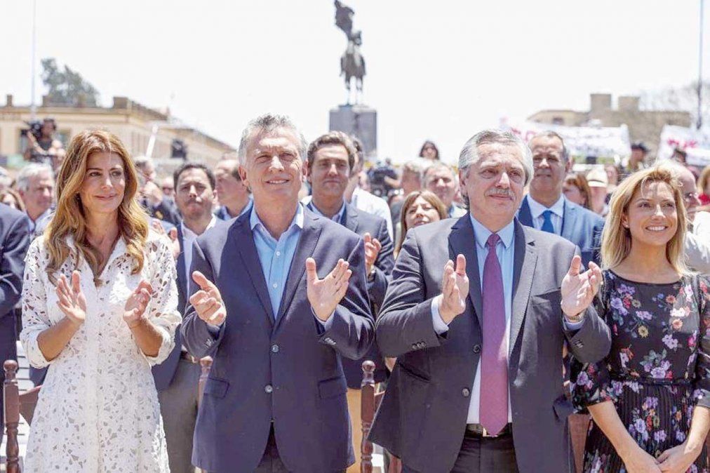 La misa en Luján reunió a Fernández y Macri a días del cambio de gobierno.