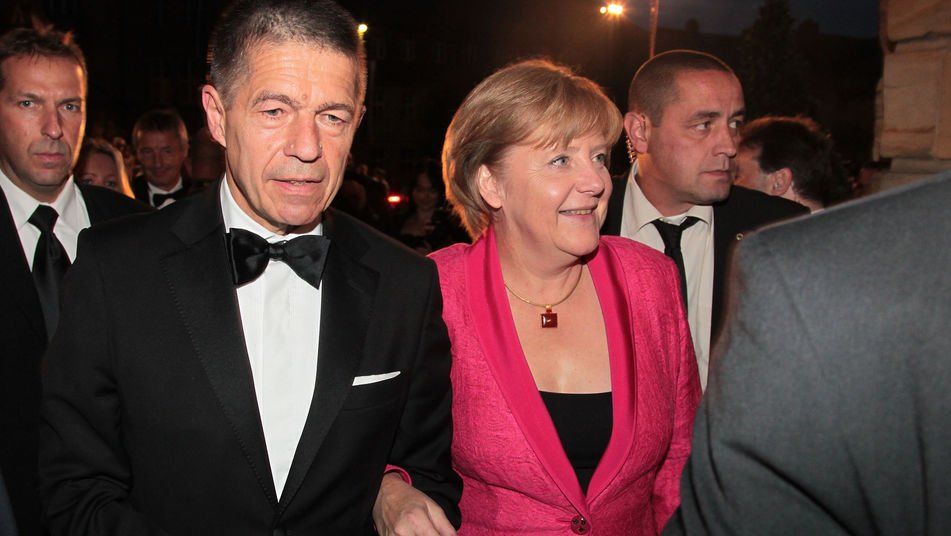 Angela Merkel y su marido, Joachim Sauer.