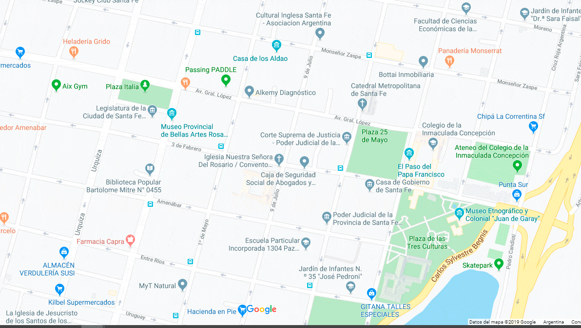 Estos son los cortes en el tránsito por la asunción de Omar Perotti