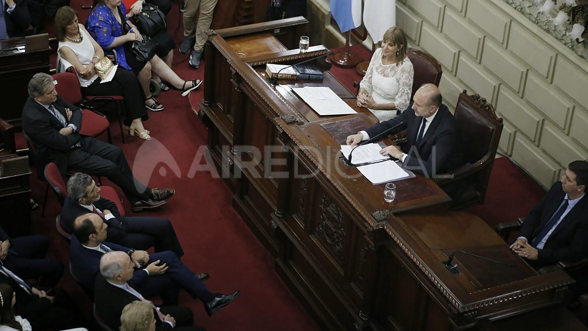 Omar Perotti dio su primer discurso como gobernador de Santa Fe Omar Perotti dio su primer discurso como gobernador de Santa Fe