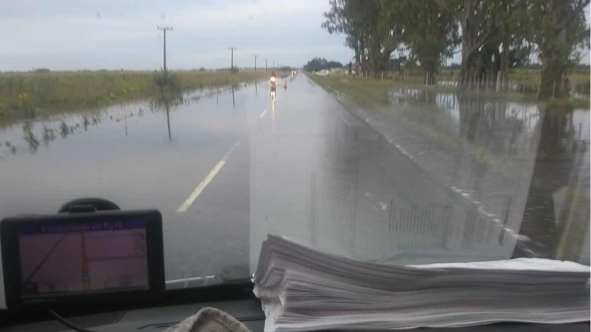 Ruta provincial 70. Así está el corredor este lunes