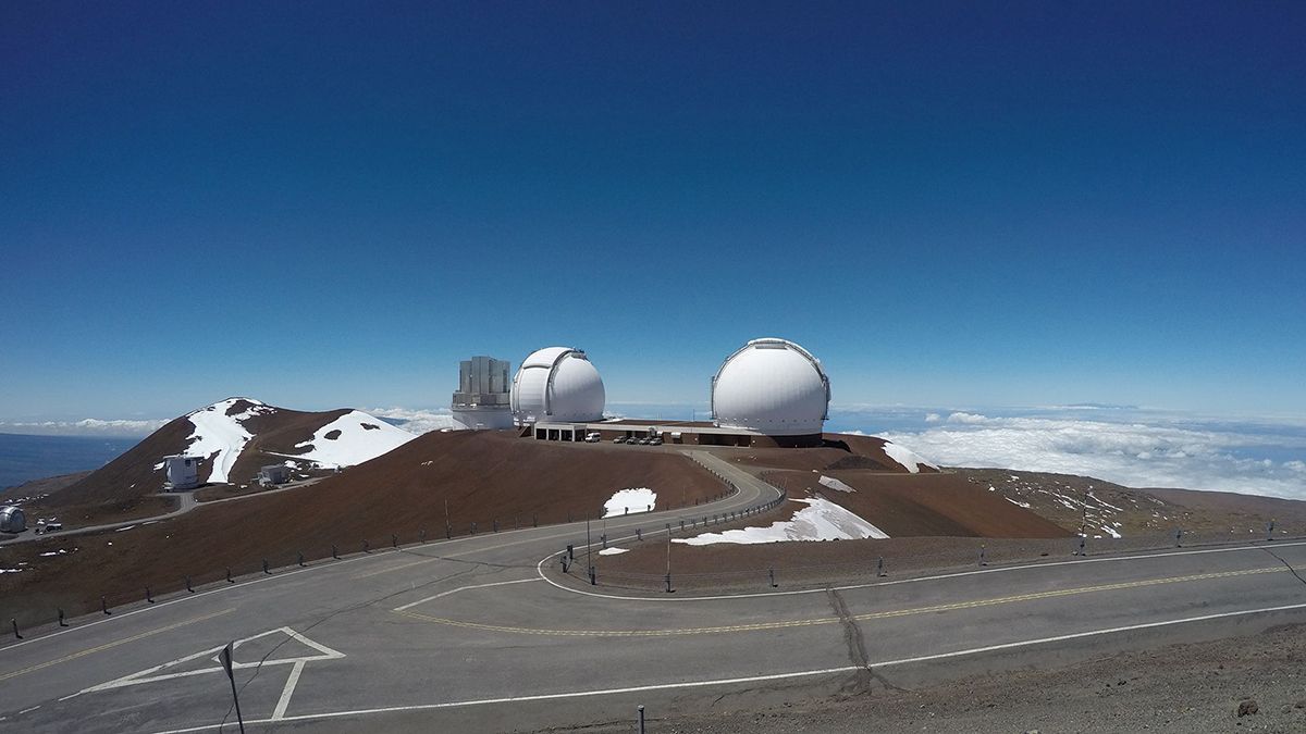 El observatorio W. M. Keck es uno de los telescopios en el óptico e infrarrojo más potentes en el mundo.