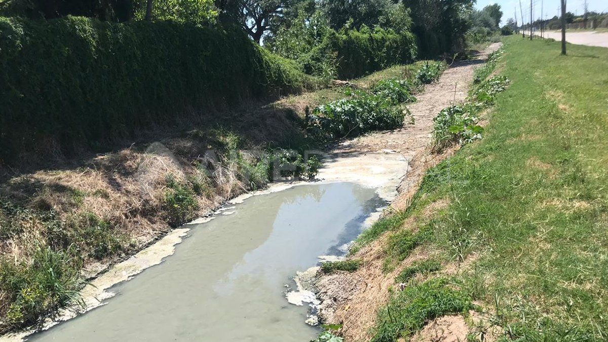 El canal de donde se extrajeron las muestras.