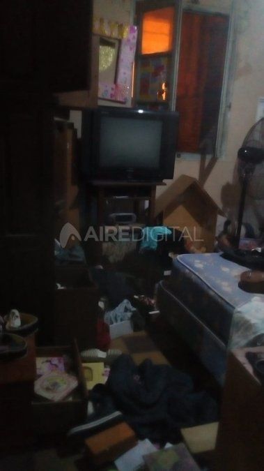 Fotos tomadas por la familia minutos después del robo