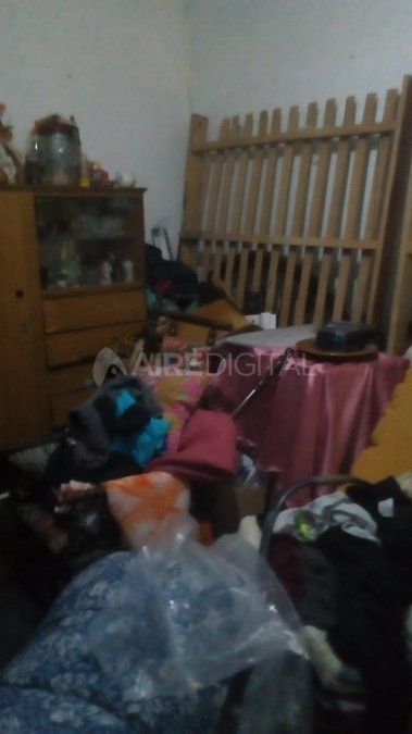 Los destrozos en el interior de la casa. Fotos tomadas por la familia