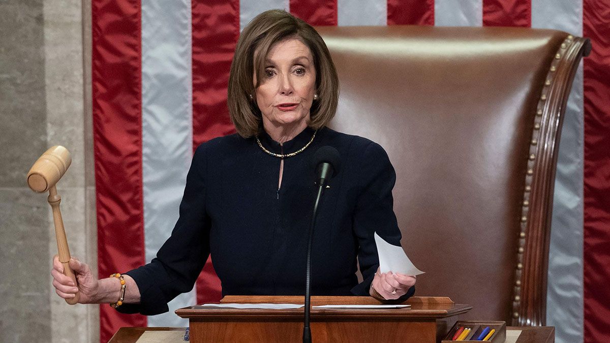 La presidenta de la Cámara de Representantes, Nancy Pelosi.