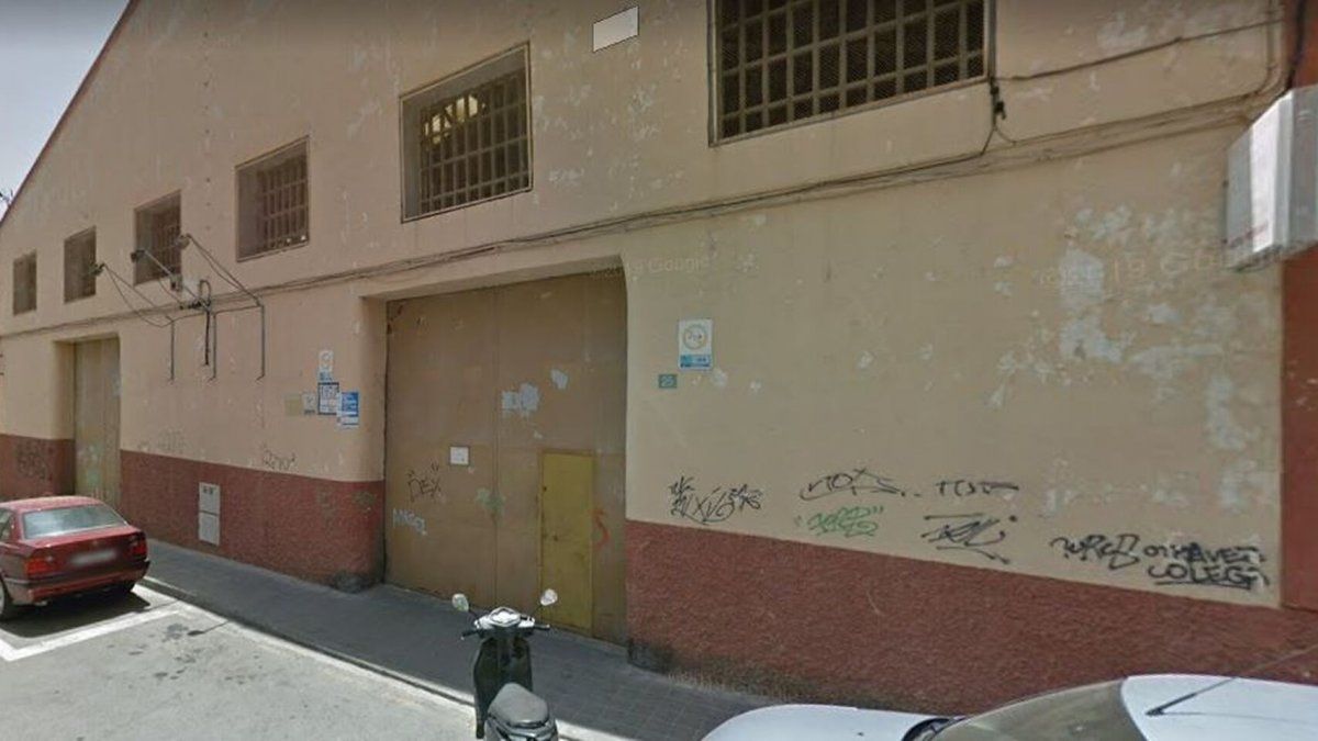 Calle Águilas, en Alicante, España. 