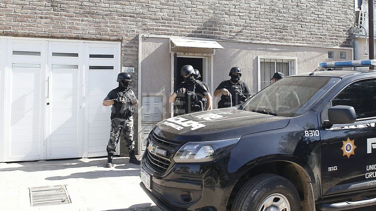 Alberti y Blas Parera. Otro de los domicilios en donde la fuerza policial irrumpió.