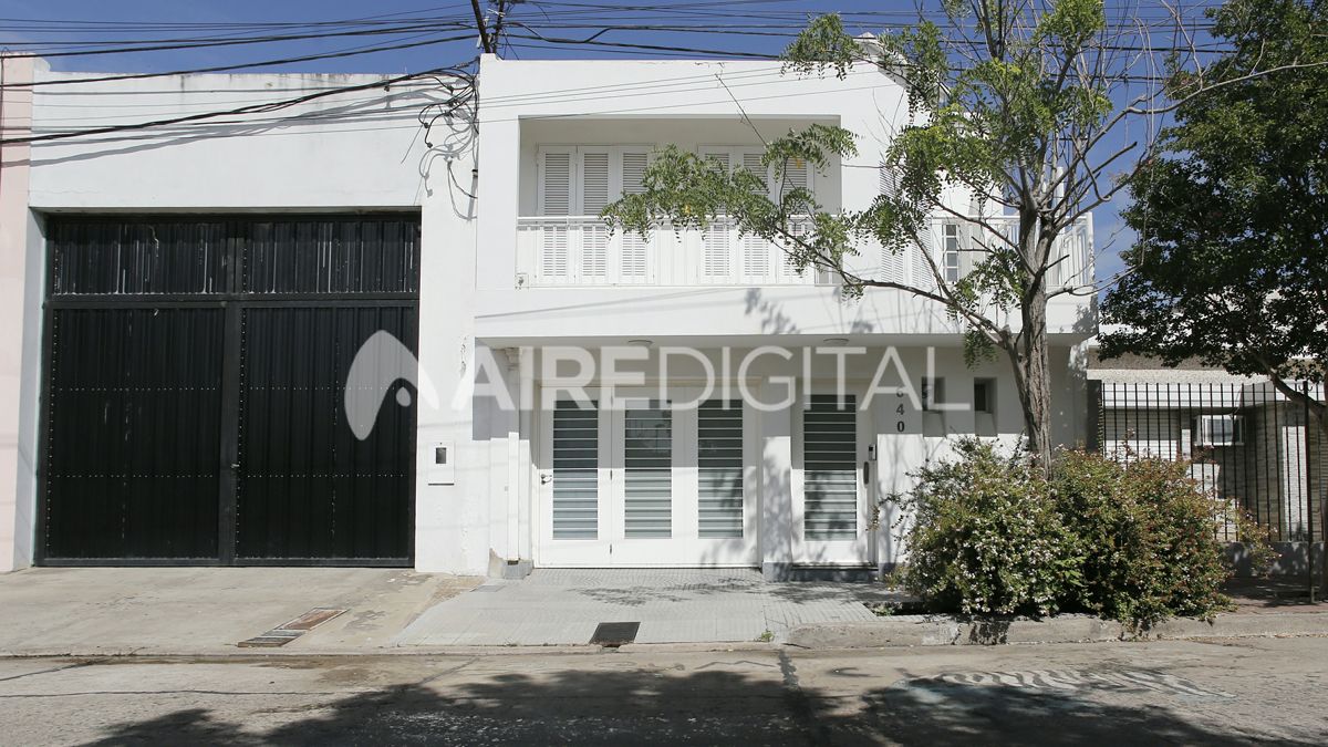 La casa del Gobernador Omar Perotti en Rafaela.