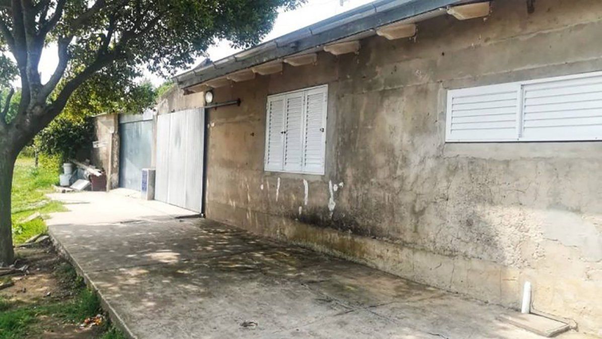 Horror en Arequito. La casa de la víctima, en donde ocurrían los abusos.