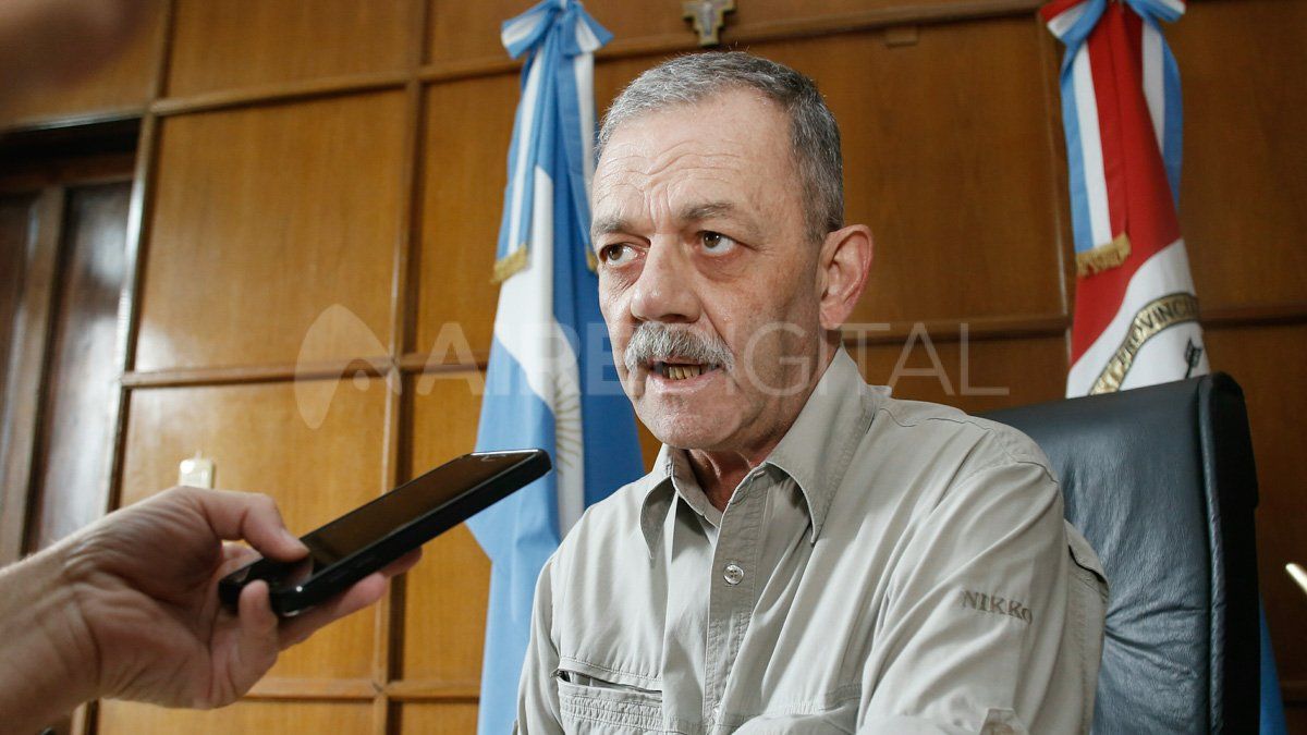 Víctor Sarnaglia, jefe de la Policía de Santa Fe