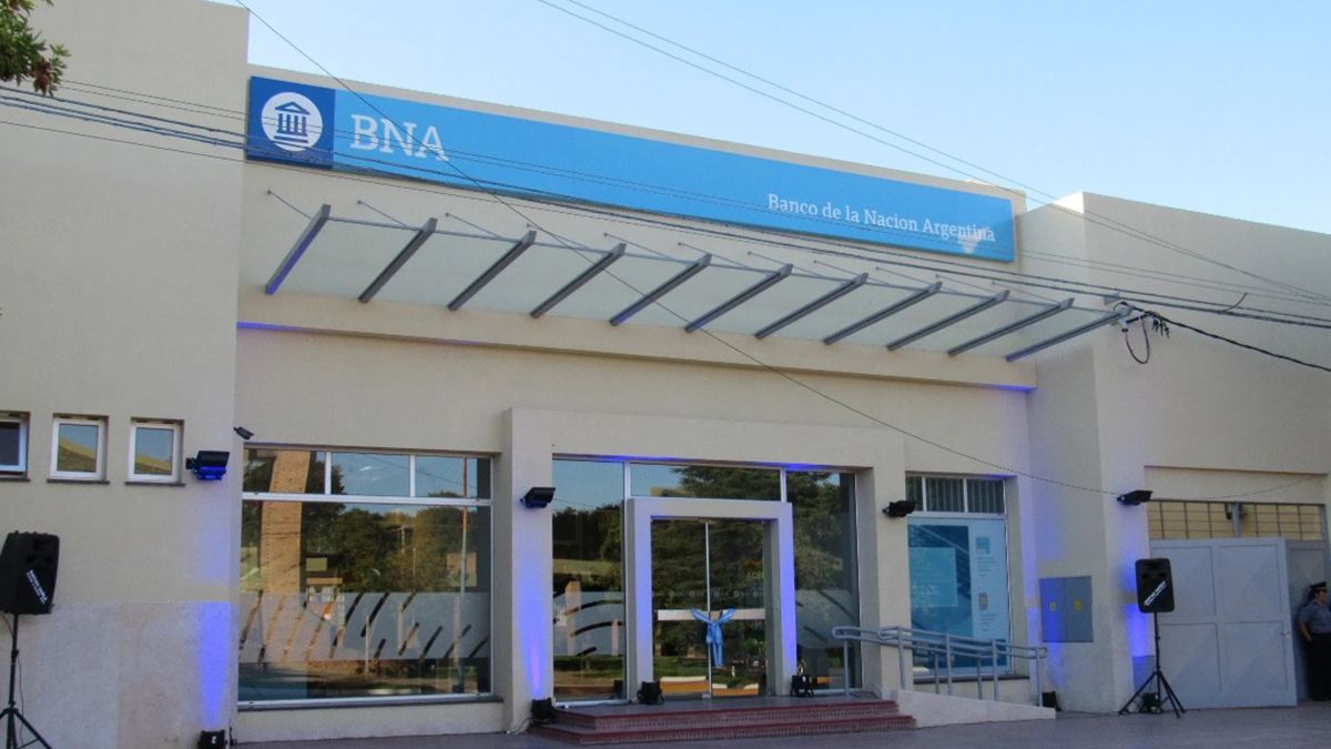 La sucursal del Banco Nación de Las Parejas, de donde Encino era gerente.