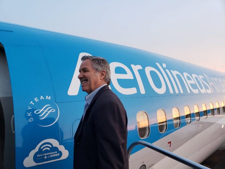 El canciller Felipe Solá, uno de los funcionarios nacionales que acompaña a Fernández en su viaje a Israel.