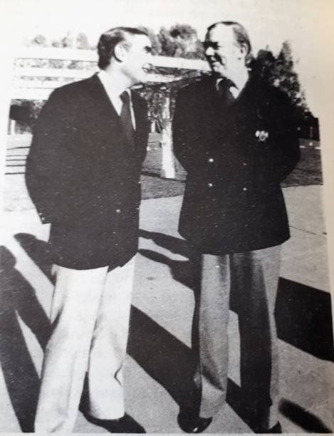 El dictador Emilio Eduardo Massera y Carlos Alberto Lacoste.