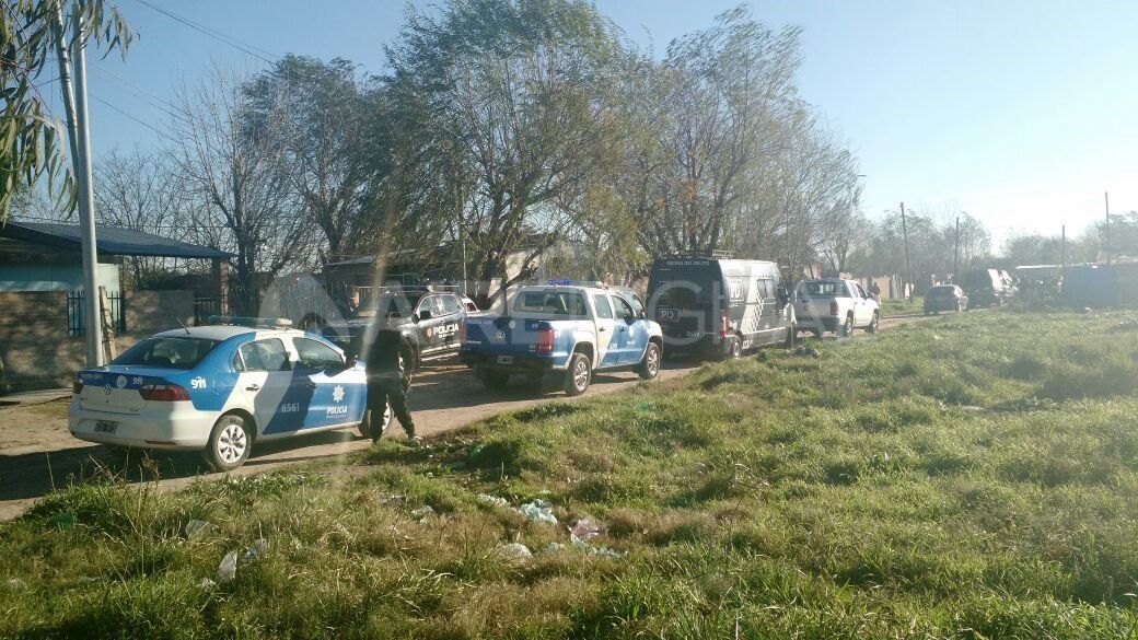 El descampado donde fue arrojado Cejas tras ser acribillado a balazos.