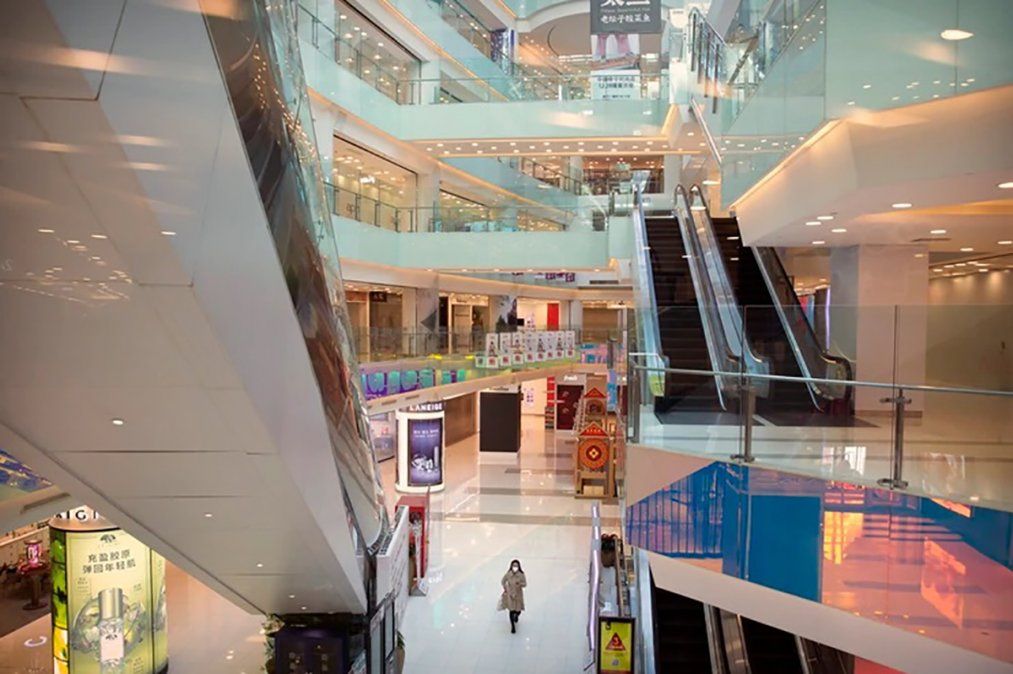 Beijing desierta por el temor al coronavirus.