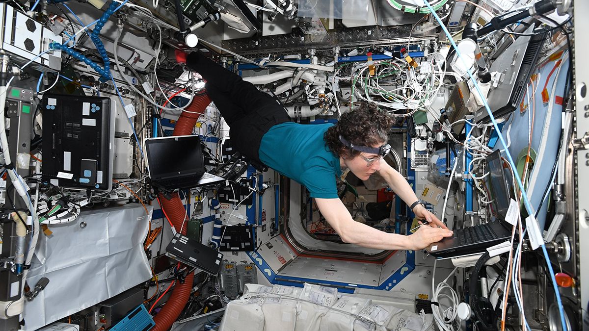 Este 29 de enero, Christina Koch pasó su cumpleaños en el espacio.
