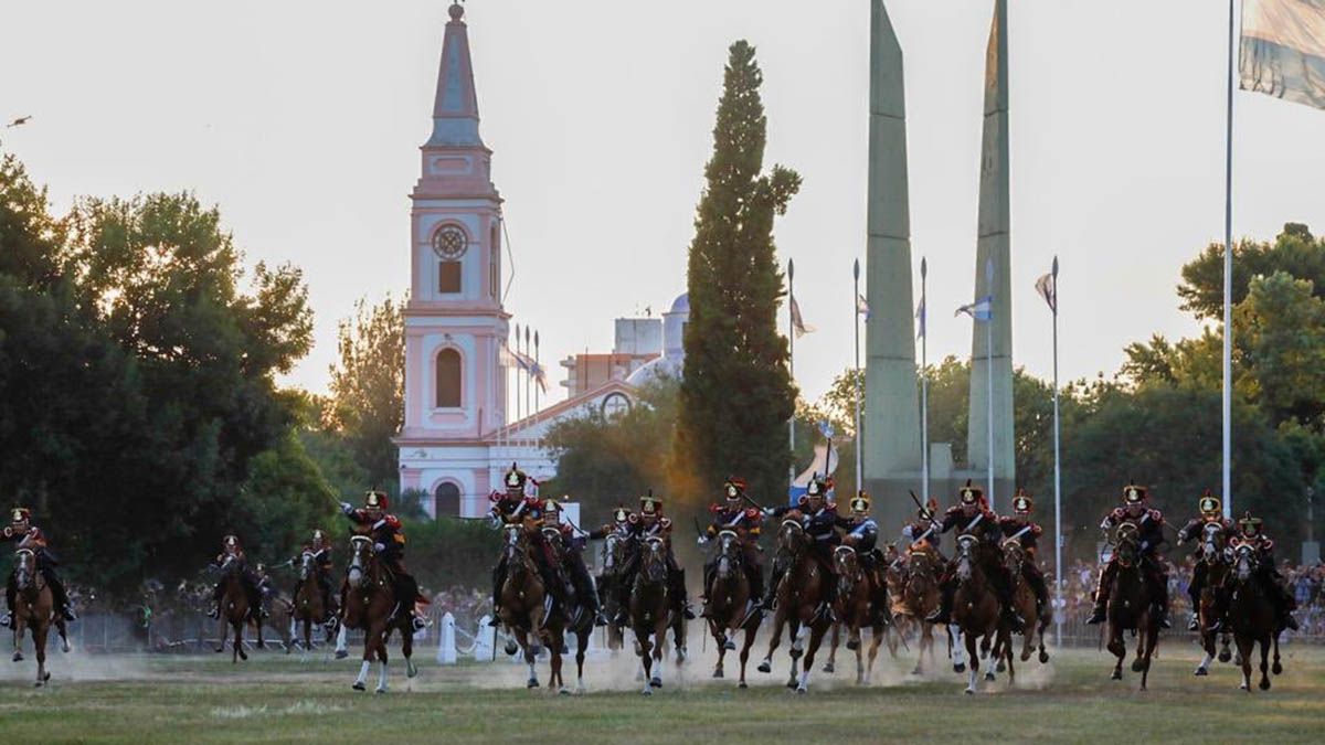Actos por el aniversario del Combate de San Lorenzo.