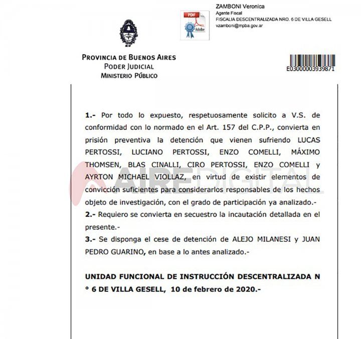 Documento del Poder Judicial.